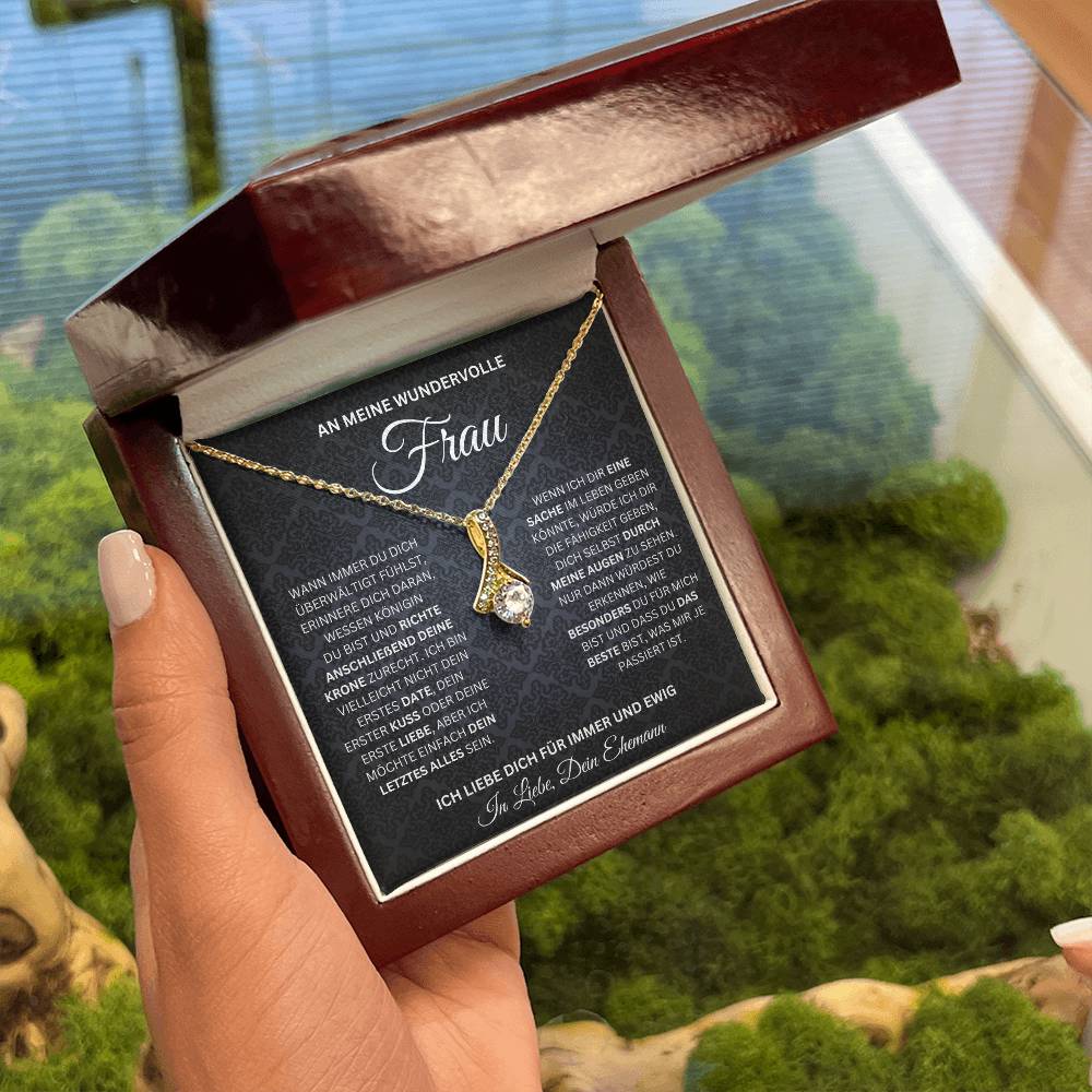 Frau - Du bist das Beste - Halskette