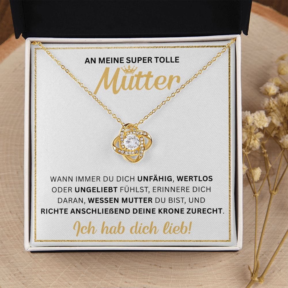 Mutter - Richte deine Krone zurecht - Halskette