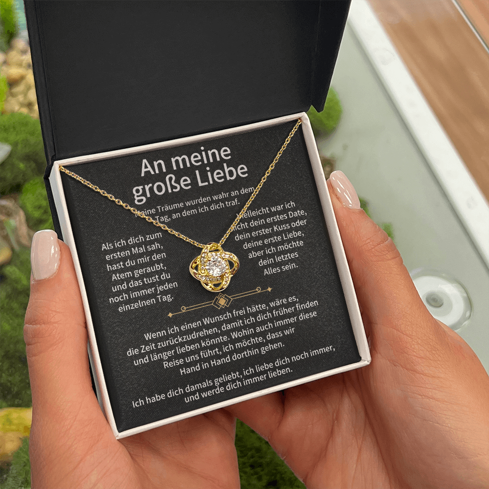 Geschenk für Freundin – Halskette „Hand in Hand“
