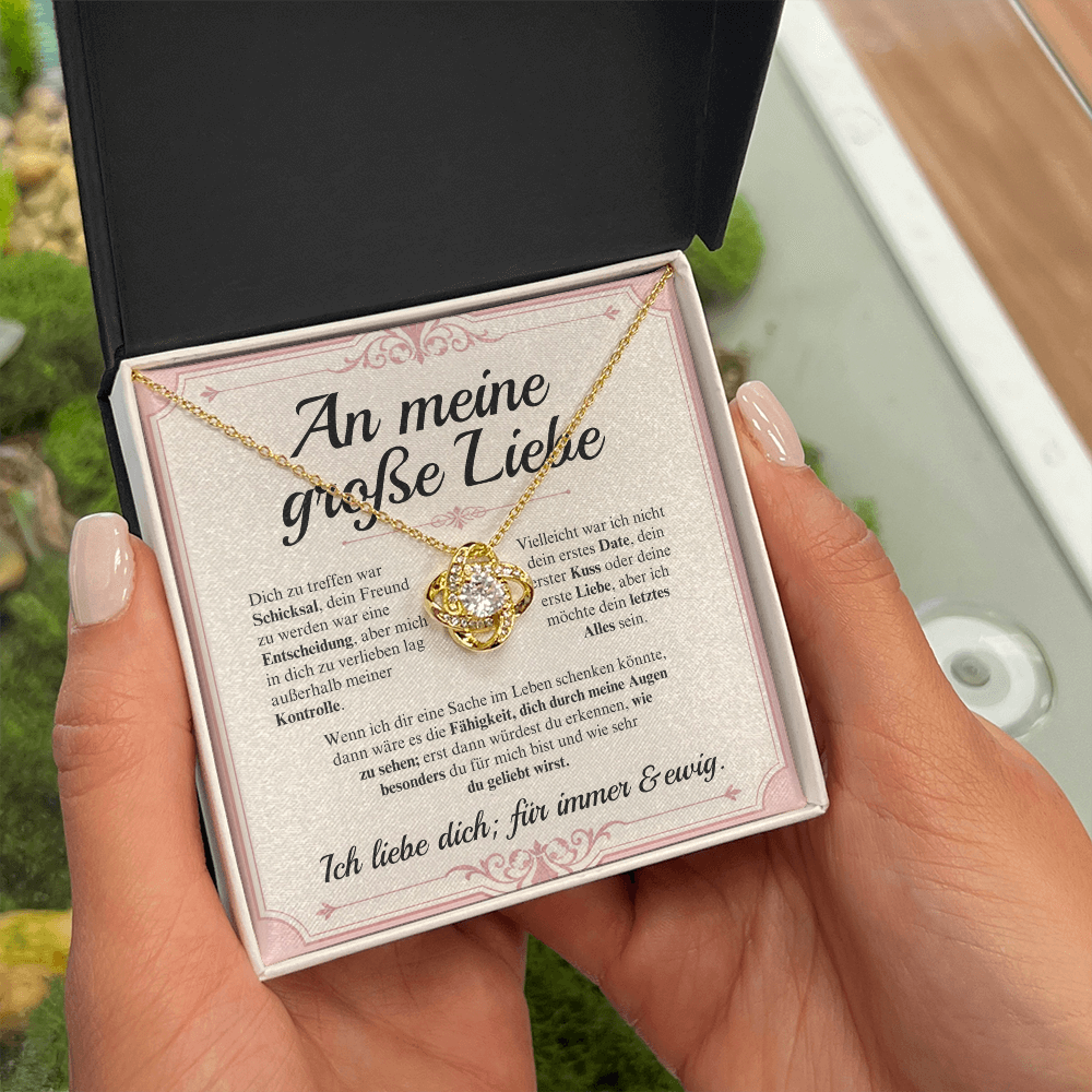 Geschenk für Freundin – Halskette „Außerhalb meiner Kontrolle“