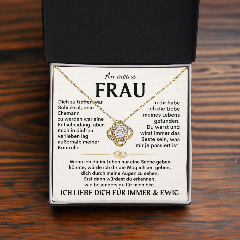 Geschenk für Frau – Halskette „Außerhalb meiner Kontrolle“