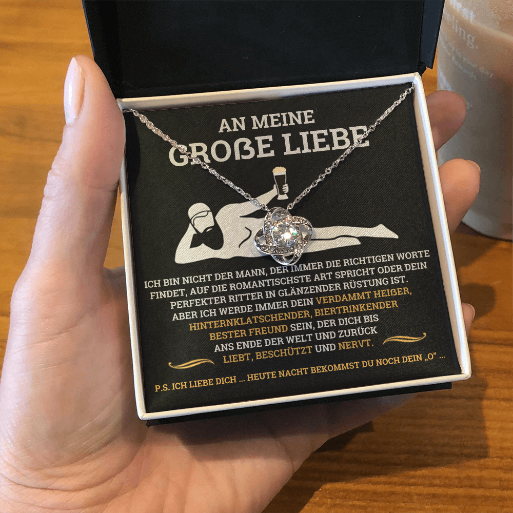 Geschenk für Freundin – Halskette „Liebt, beschützt und nervt“