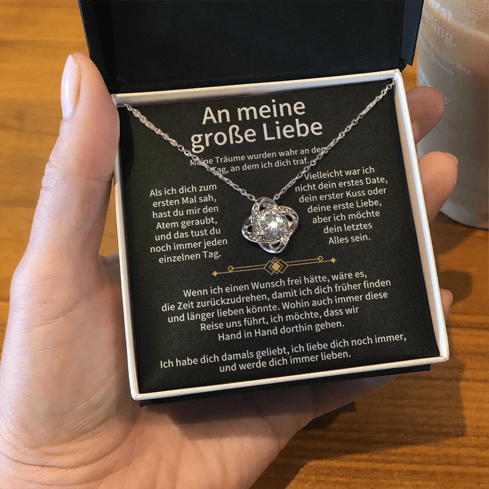 Geschenk für Freundin – Halskette „Hand in Hand“