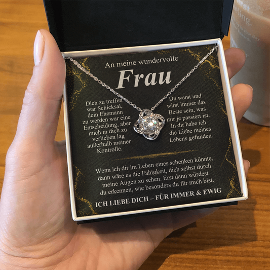 Geschenk für Frau – Halskette „Außerhalb meiner Kontrolle“