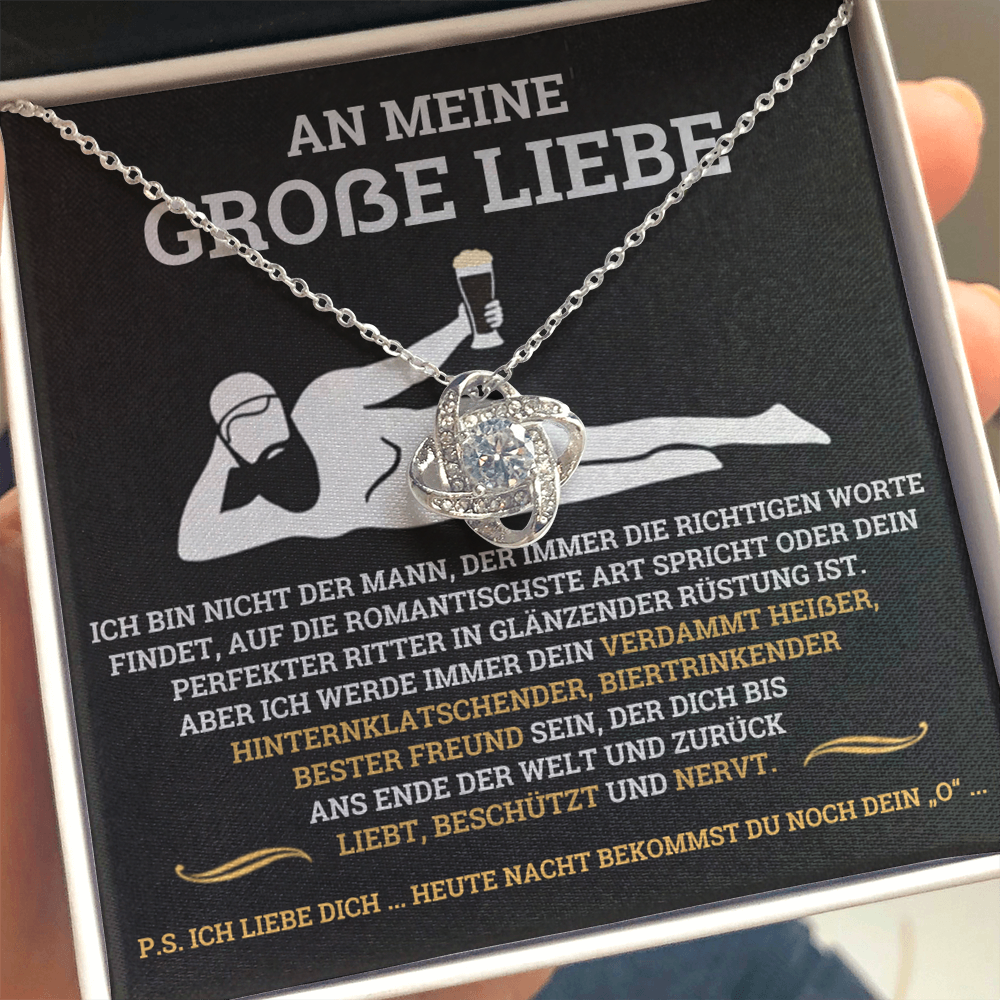 Geschenk für Freundin – Halskette „Liebt, beschützt und nervt“