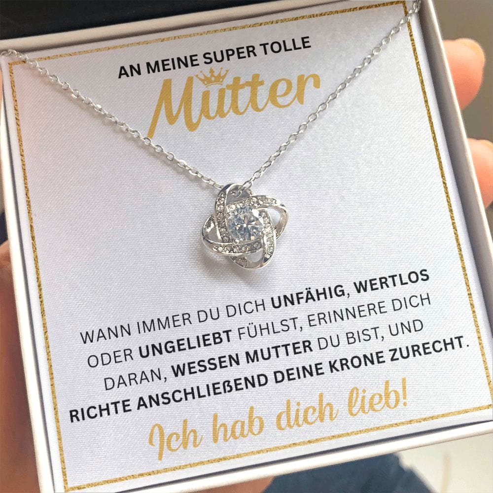 Mutter - Richte deine Krone zurecht - Halskette