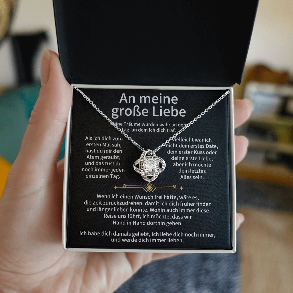 Geschenk für Freundin – Halskette „Hand in Hand“