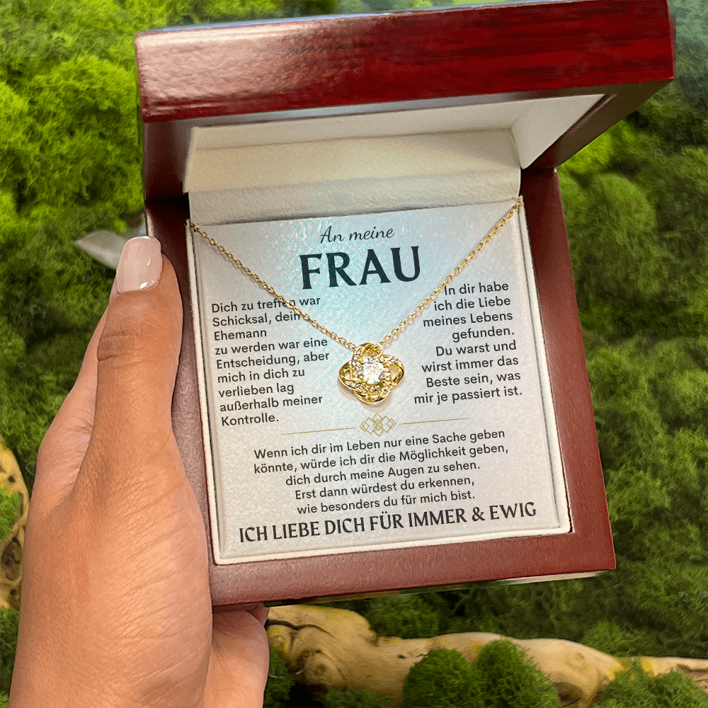 Geschenk für Frau – Halskette „Außerhalb meiner Kontrolle“