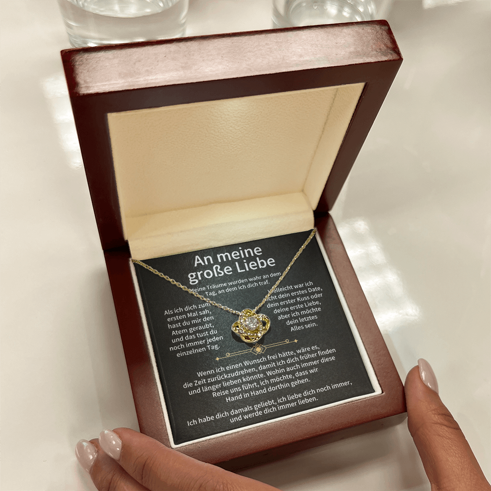 Geschenk für Freundin – Halskette „Hand in Hand“