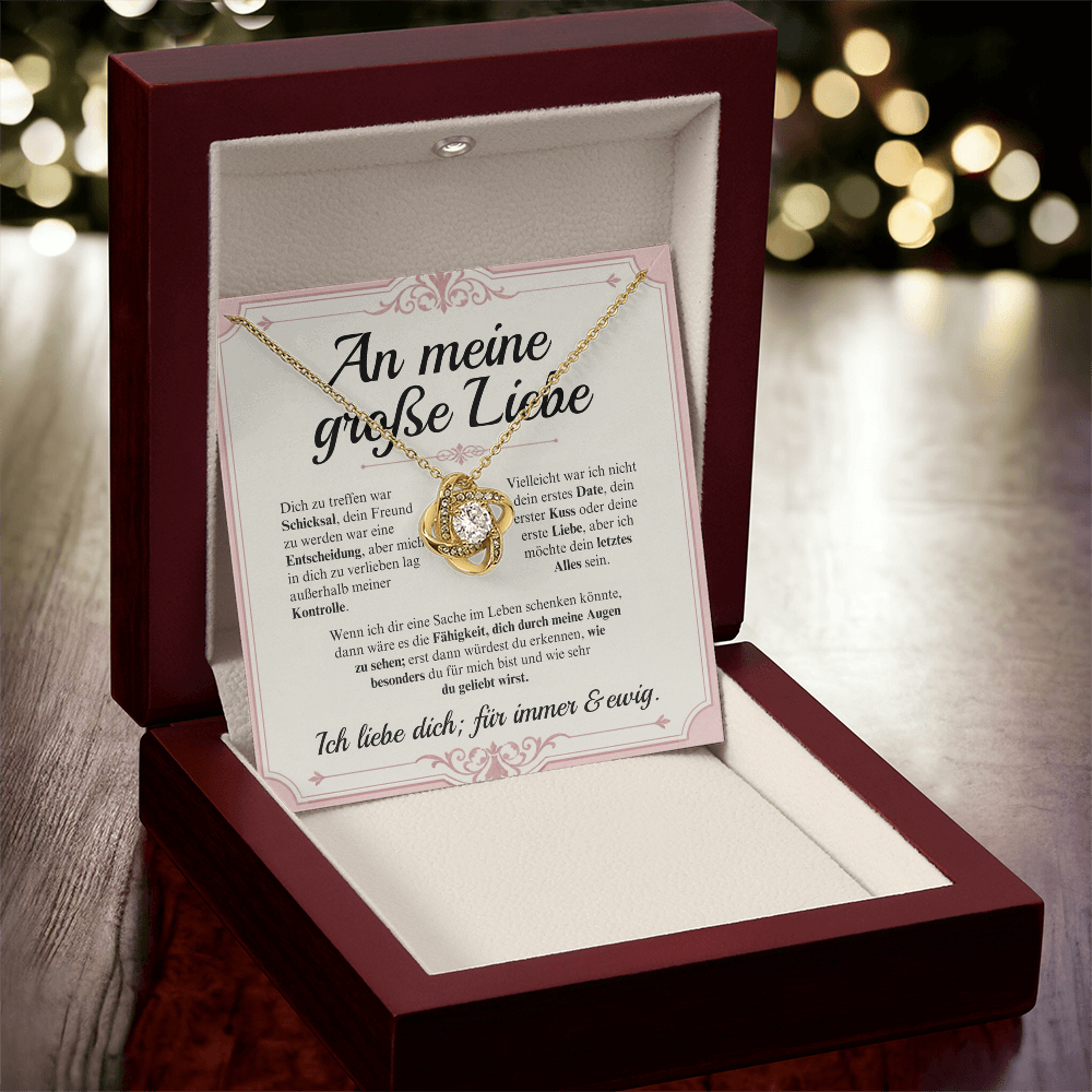 Geschenk für Freundin – Halskette „Außerhalb meiner Kontrolle“