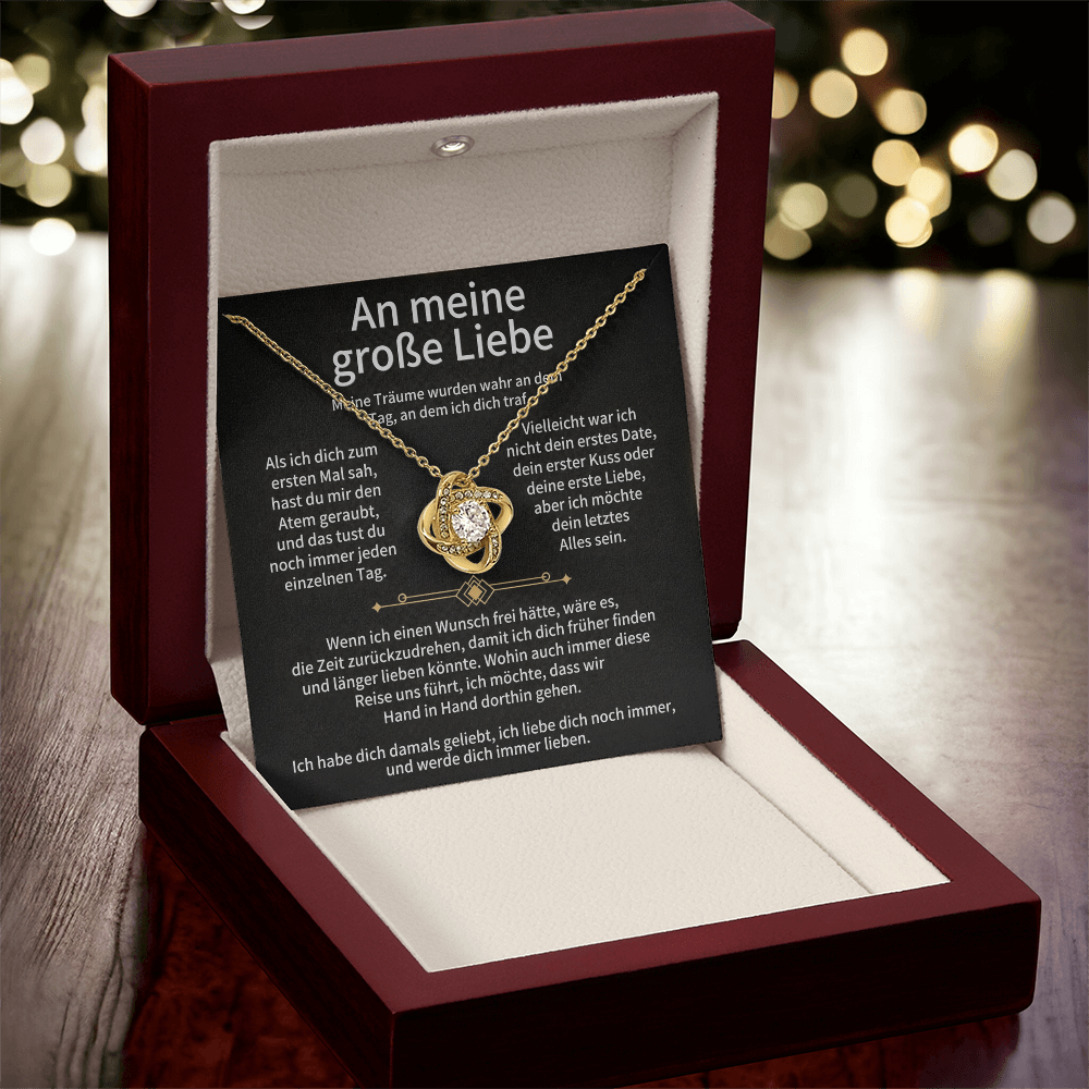 Geschenk für Freundin – Halskette „Hand in Hand“