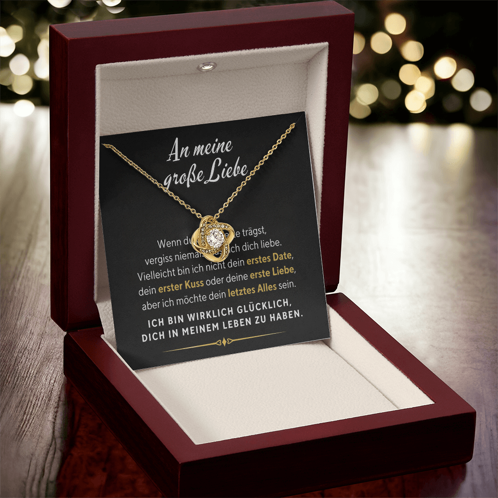 Geschenk für Freundin – Halskette „Wirklich glücklich“