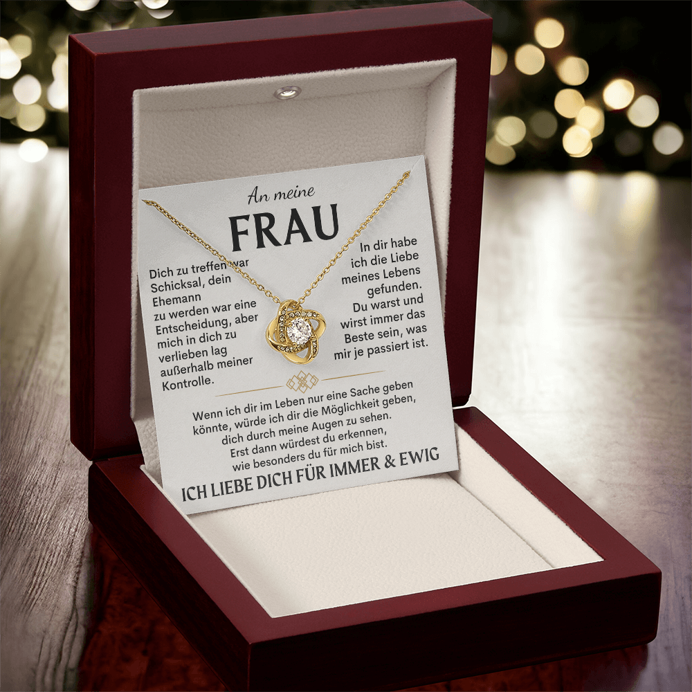 Geschenk für Frau – Halskette „Außerhalb meiner Kontrolle“