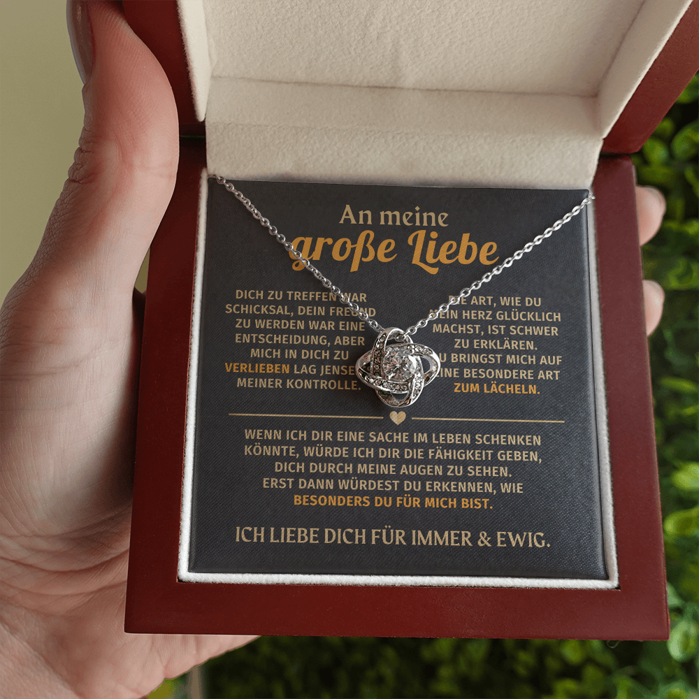 Geschenk für Freundin – Halskette „Jenseits meiner Kontrolle“