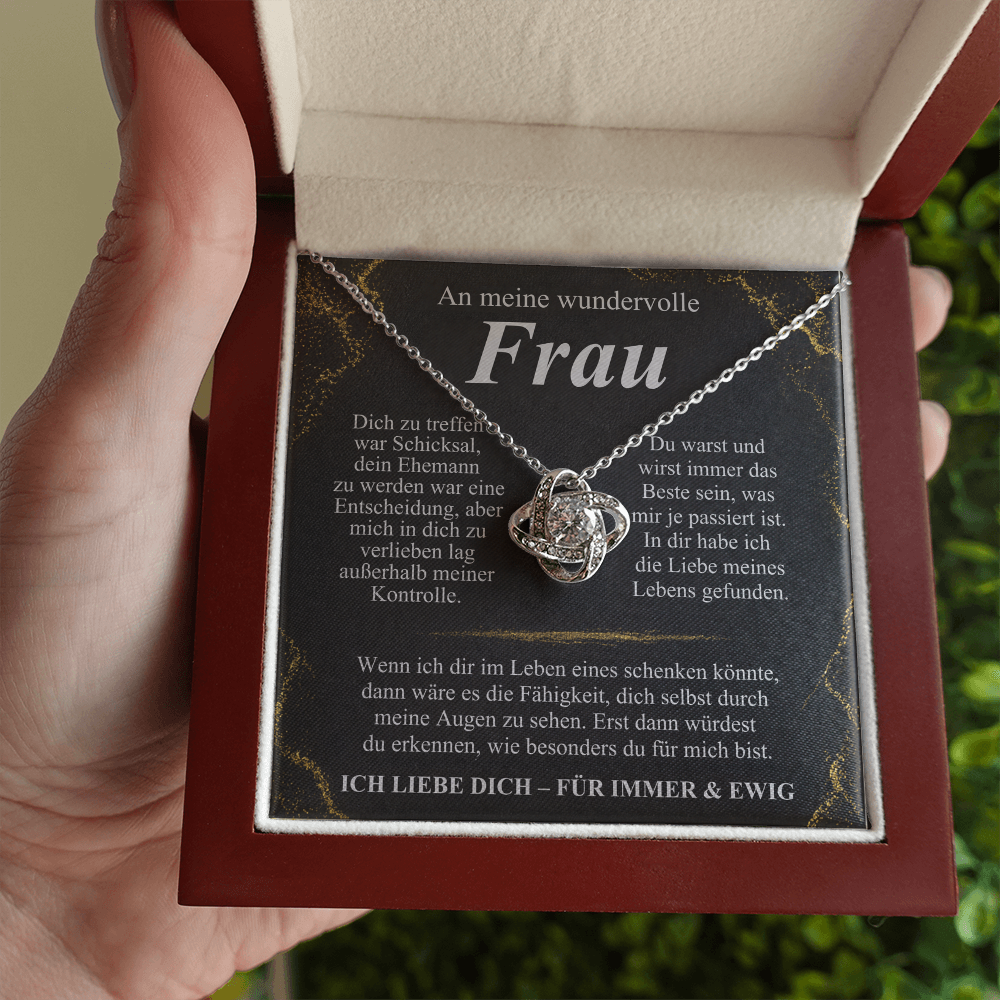 Geschenk für Frau – Halskette „Außerhalb meiner Kontrolle“