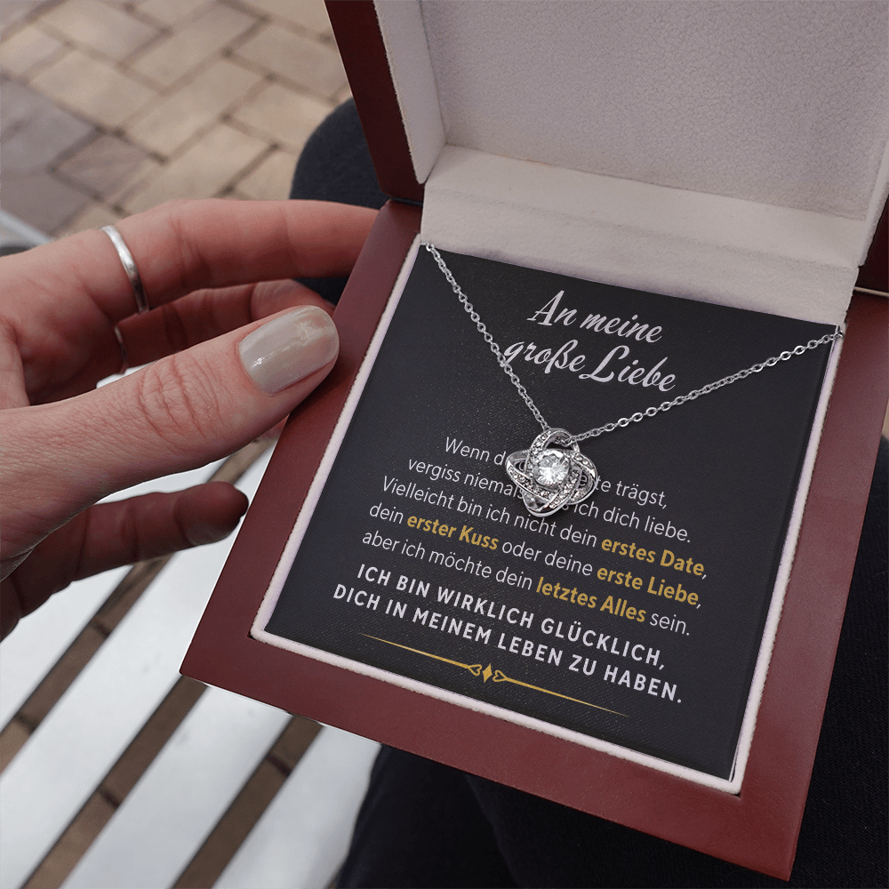 Geschenk für Freundin – Halskette „Wirklich glücklich“