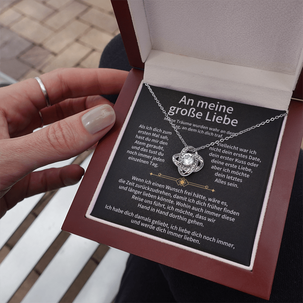 Geschenk für Freundin – Halskette „Hand in Hand“