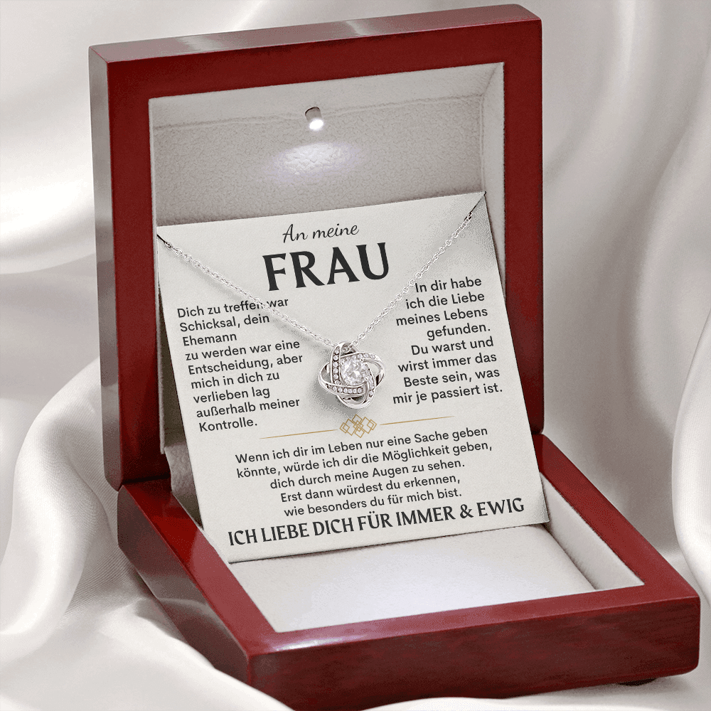Geschenk für Frau – Halskette „Außerhalb meiner Kontrolle“