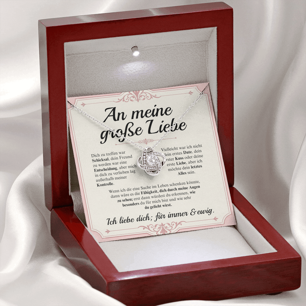 Geschenk für Freundin – Halskette „Außerhalb meiner Kontrolle“