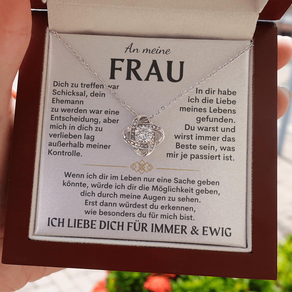 Geschenk für Frau – Halskette „Außerhalb meiner Kontrolle“