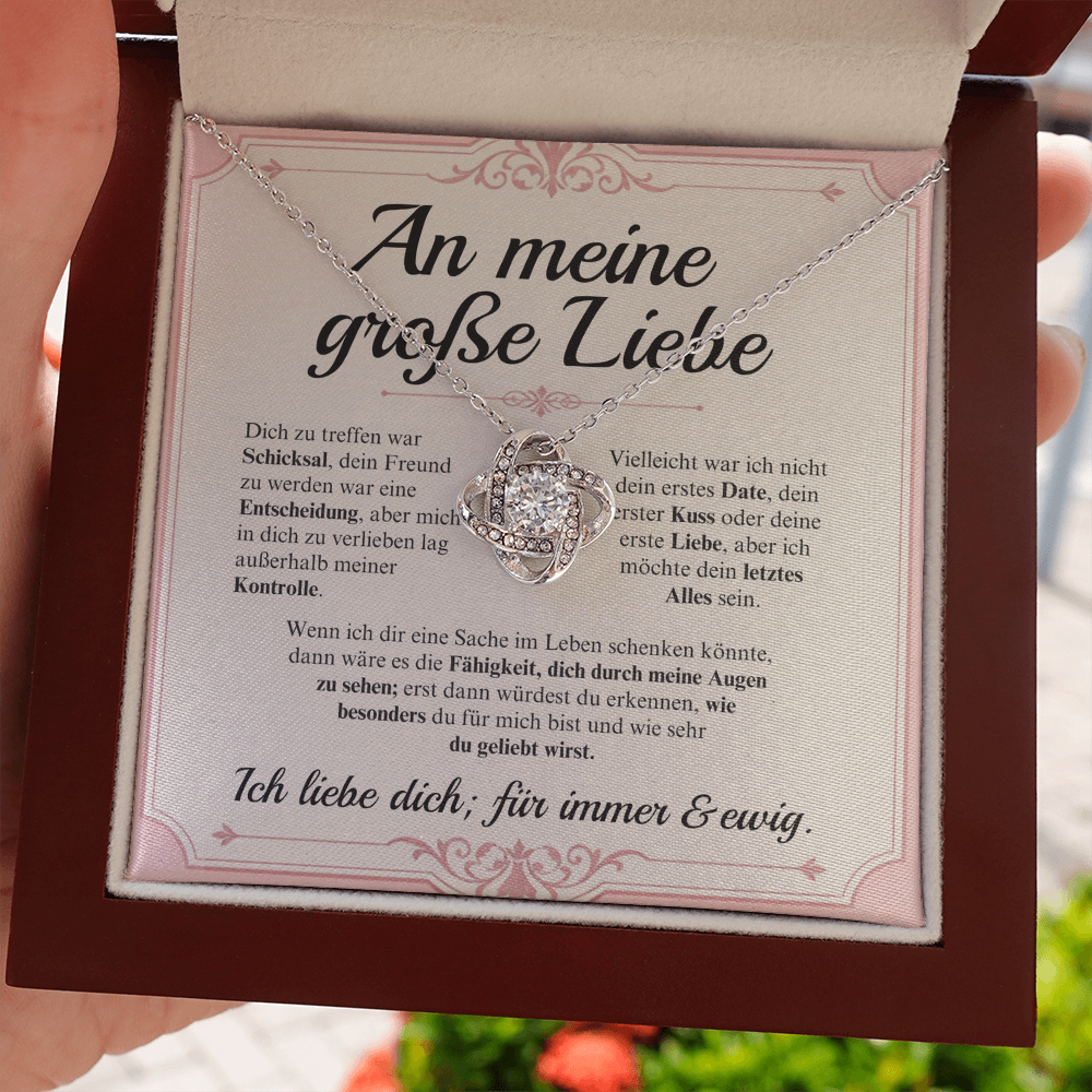 Geschenk für Freundin – Halskette „Außerhalb meiner Kontrolle“