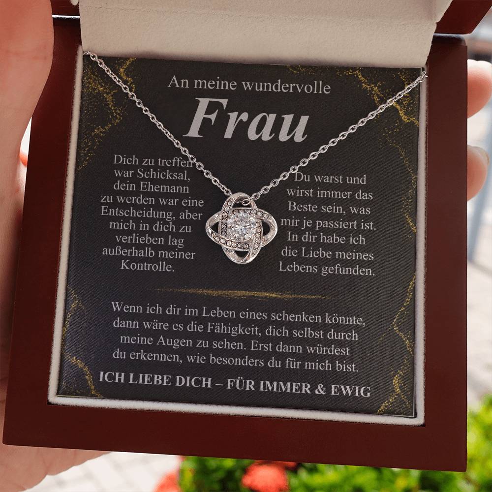 Geschenk für Frau – Halskette „Außerhalb meiner Kontrolle“