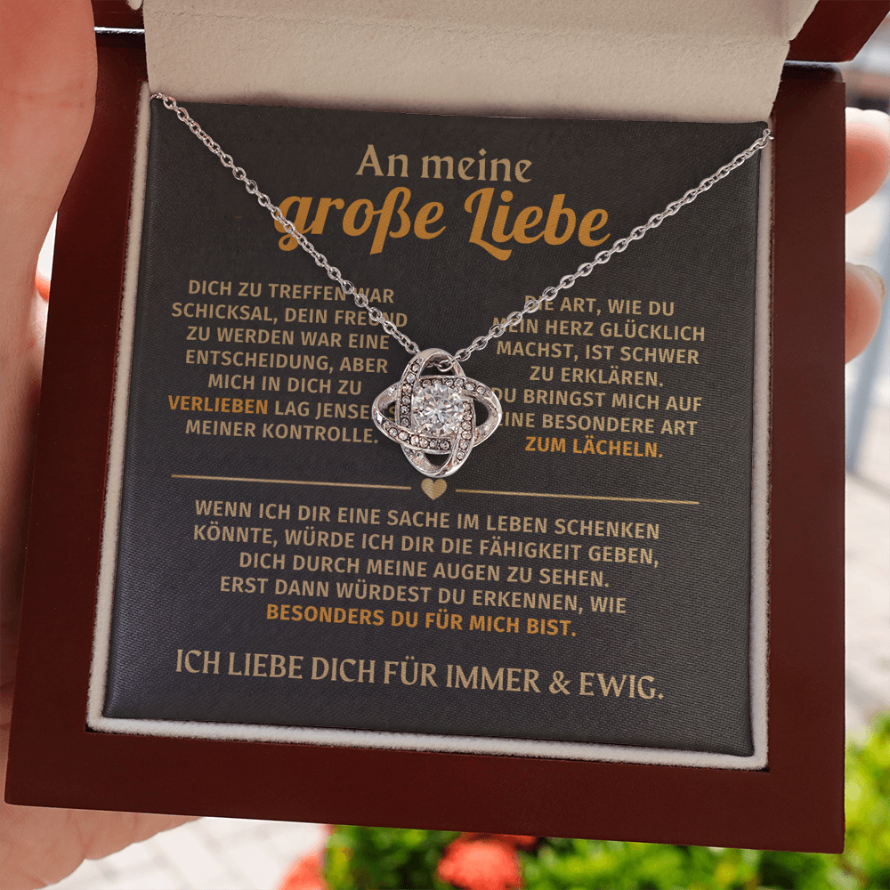 Geschenk für Freundin – Halskette „Jenseits meiner Kontrolle“